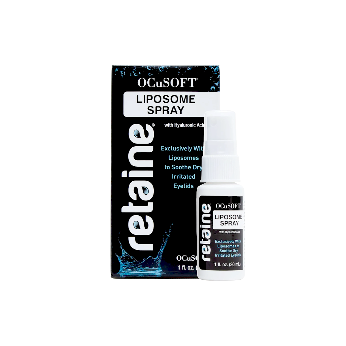 Ocusoft Retaine Liposome Spray to Soothe Irritated Eyelids with HA (30mL)