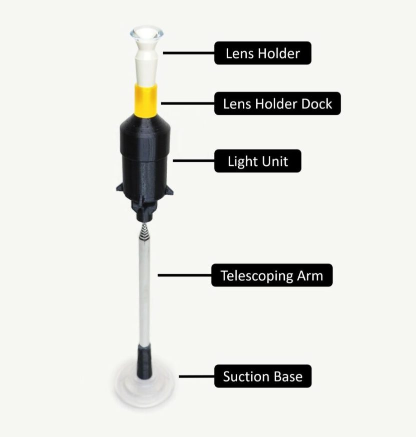 S5 Inserter for Scleral & Hybrid Lens Insertion - Adjustable Height, With Free Video Training Included