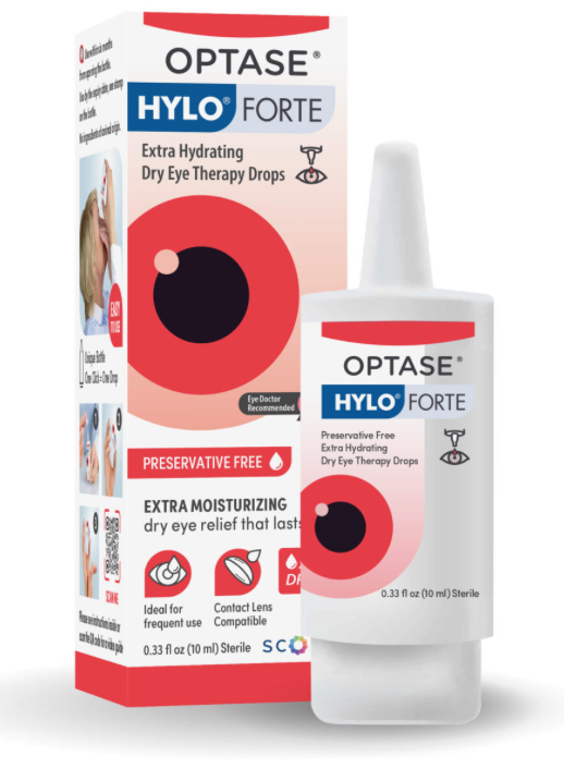 Optase Hylo Forte Dry Eye Therapy Preservative-Free Drops (10mL)