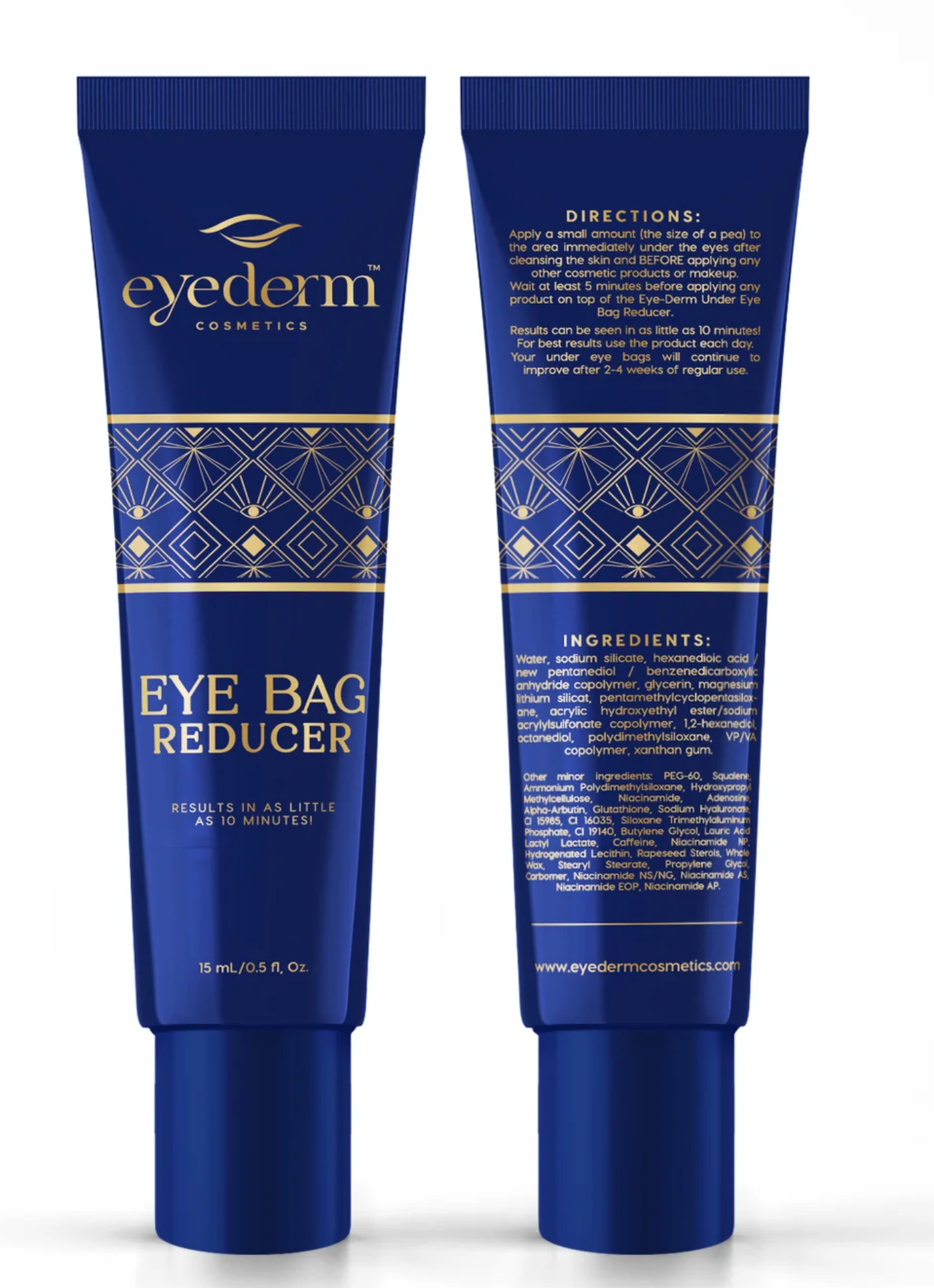 EyeDerm Eye Bag Reducer Cream for dry, tired and puffy eyes