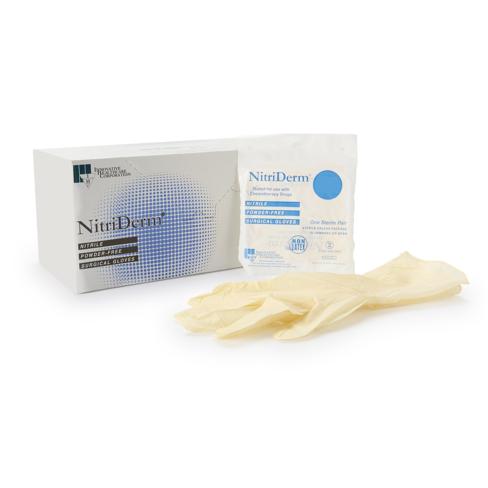 Surgical Glove, Nitrile,  ST PF Size 6.5, 50pr/box - Innovative Healthcare Corp., Inc.