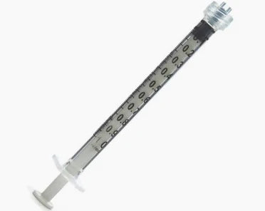 Syringes, 1cc TB- Luer Lock, 100/Box, Exel (Low dead space)