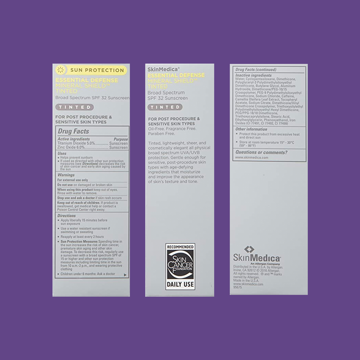 SkinMedica Essential Defense Mineral Shield SPF 32 Sunscreen Tinted, 1.85 Oz