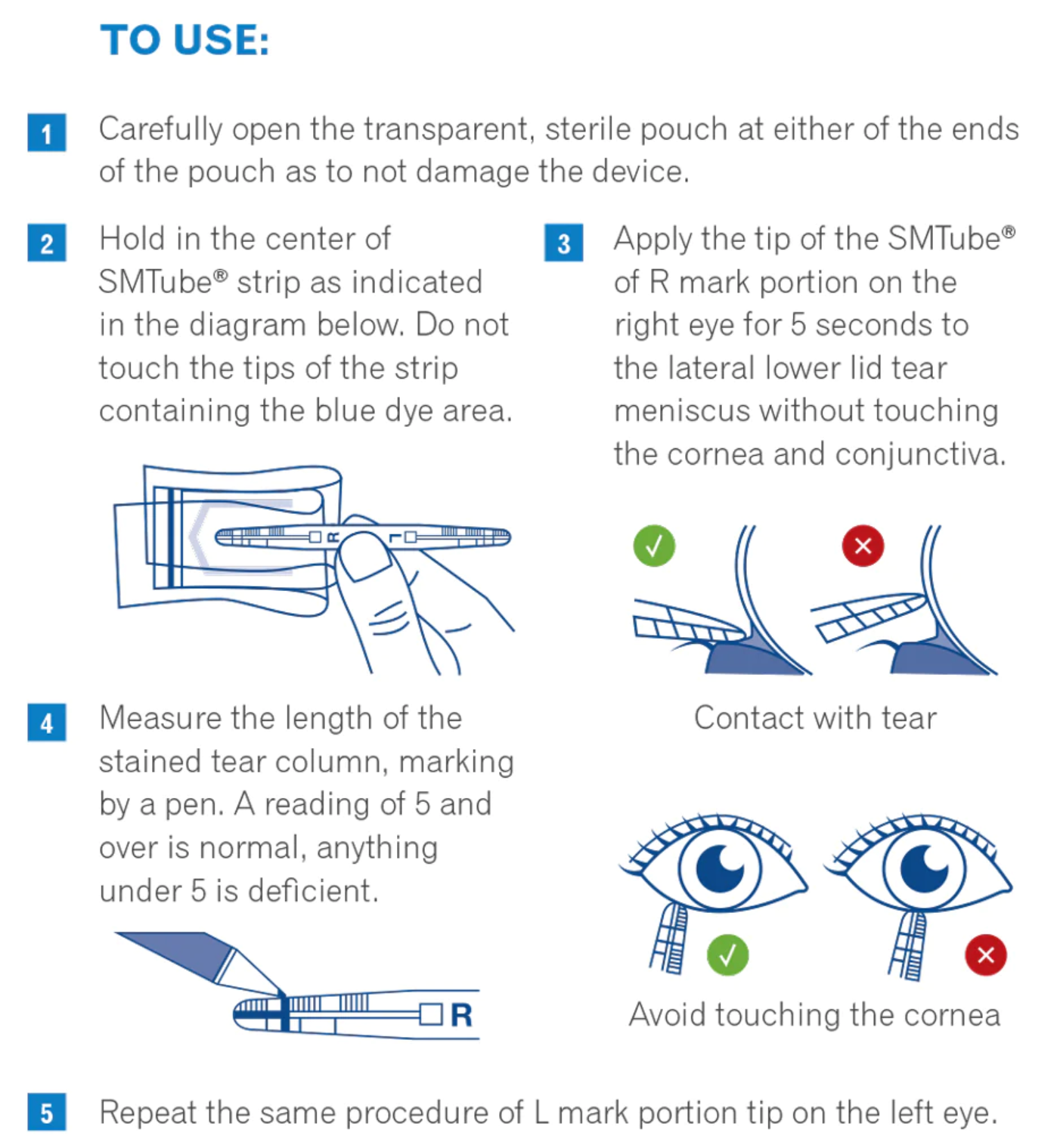SMTube Tear Function Test, Strip Meniscometry Tube (50-Pack)