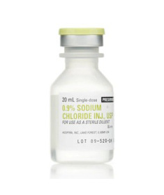 Sodium Chloride SDV 0.9% , PF, 10mL, Flip-Top