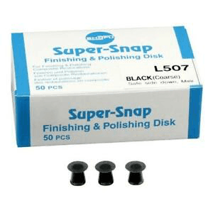 Super-Snap Contouring Black Disc - Coarse - 50/Pack at Stag Medical - Eye Care, Ophthalmology and Optometric Products. Shop and save on Proparacaine, Tropicamide and More at Stag Medical & Eye Care Supply