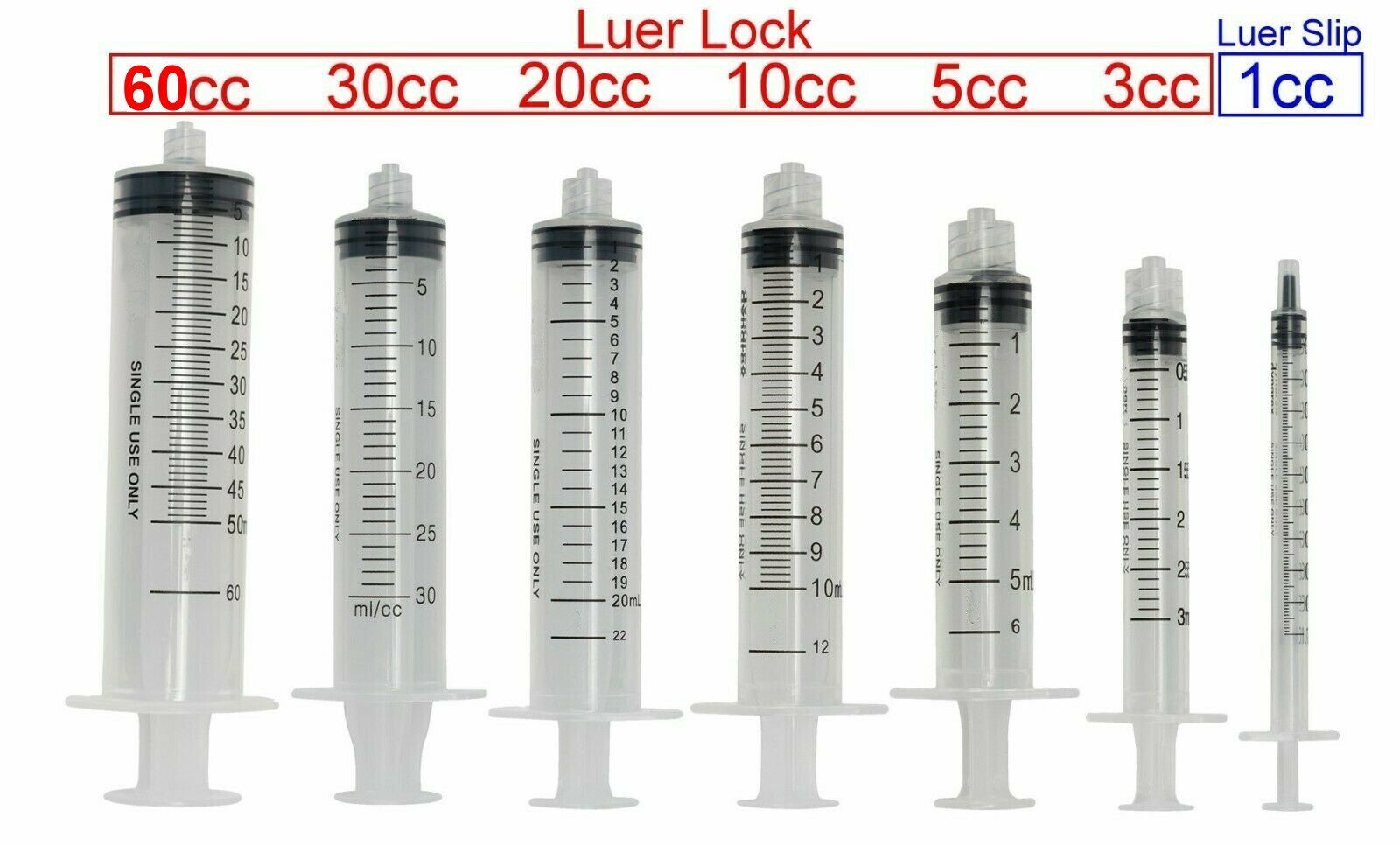 Tuberculin Syringe 1mL, Slip Tip, 100/bx- Exel