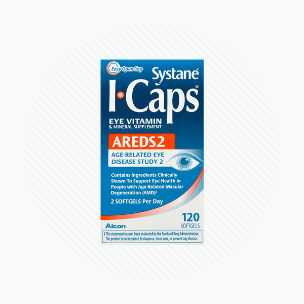Systane ICaps Eye Vitamin AREDS2 Formula Softgels 120ct