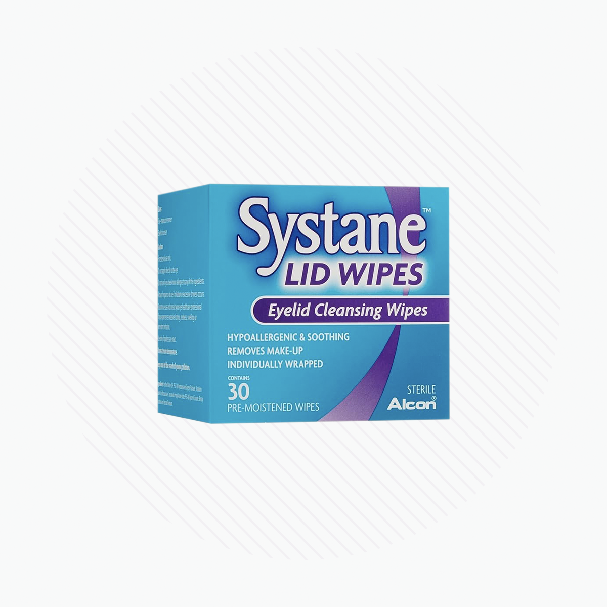 Systane Lid Wipes Eyelid Cleansing, Hypoallergenic, Make-up Remover Wipes, (30 Count)