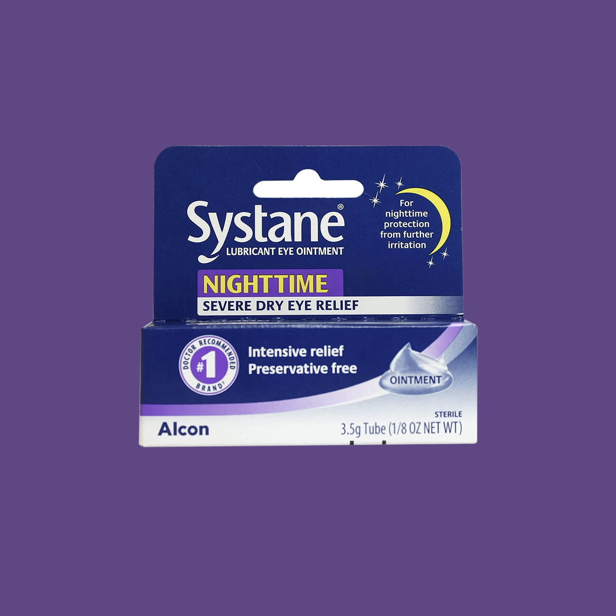 Systane Night-Time Eye Ointment Severe Dry Eye Symptom Relief (3.5g Tube)