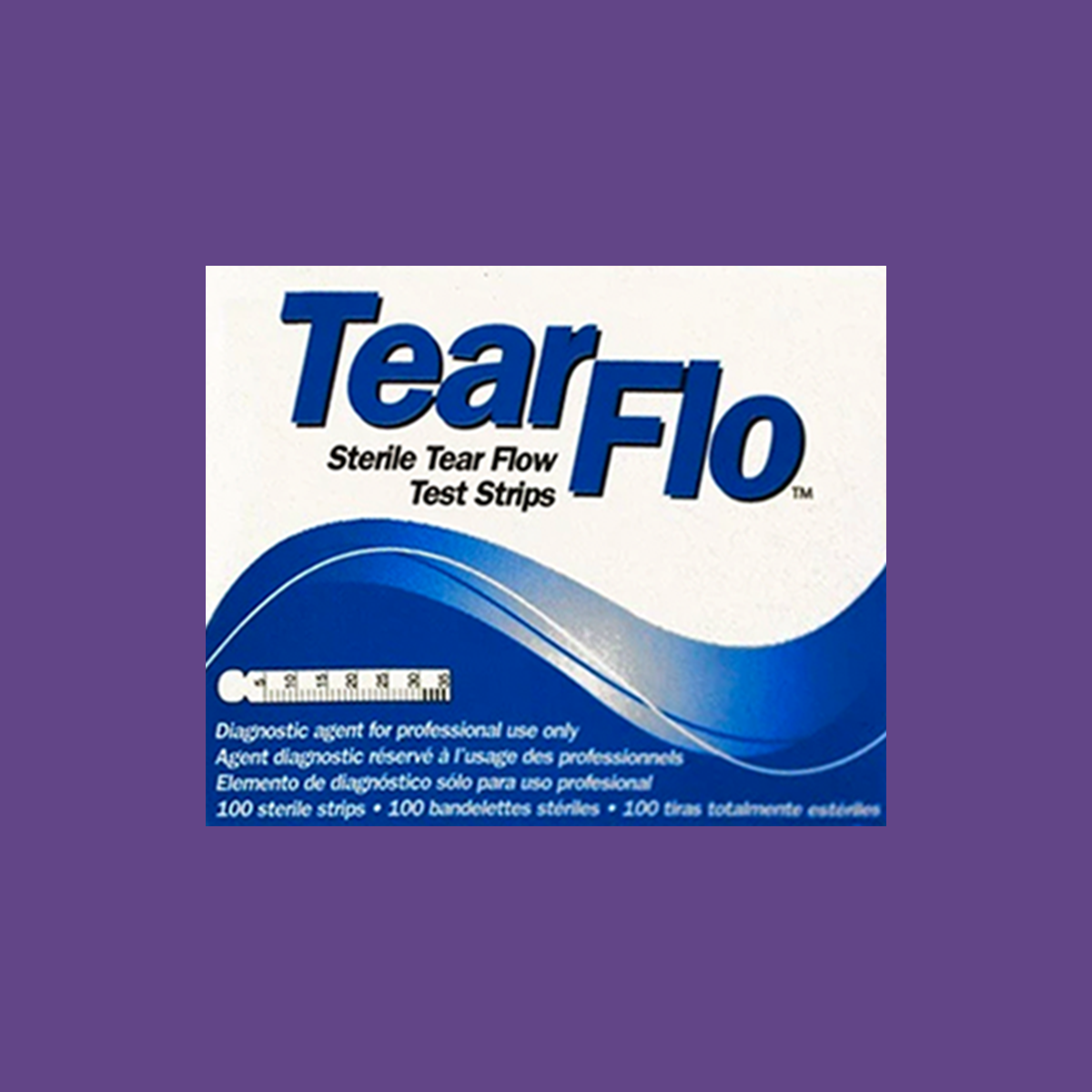 Tear Flo Schirmer Tear Test Strips-100/Box