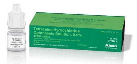 Tetracaine 0.5% Bottle 4mL, 12/Box - Alcon at Stag Medical - Eye Care, Ophthalmology and Optometric Products. Shop and save on Proparacaine, Tropicamide and More at Stag Medical & Eye Care Supply