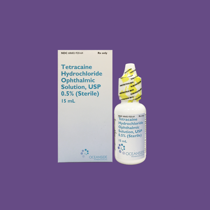 Tetracaine Eye Drops 0.5 Ophthalmic Solution Bausch & Lomb