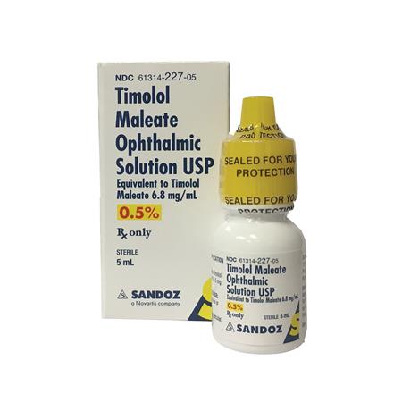 Timolol, 0.5%, 5ml