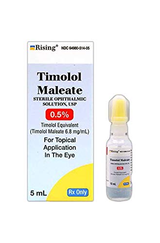 Timolol Maleate 0.5%, 5mL Rising Pharmaceuticals