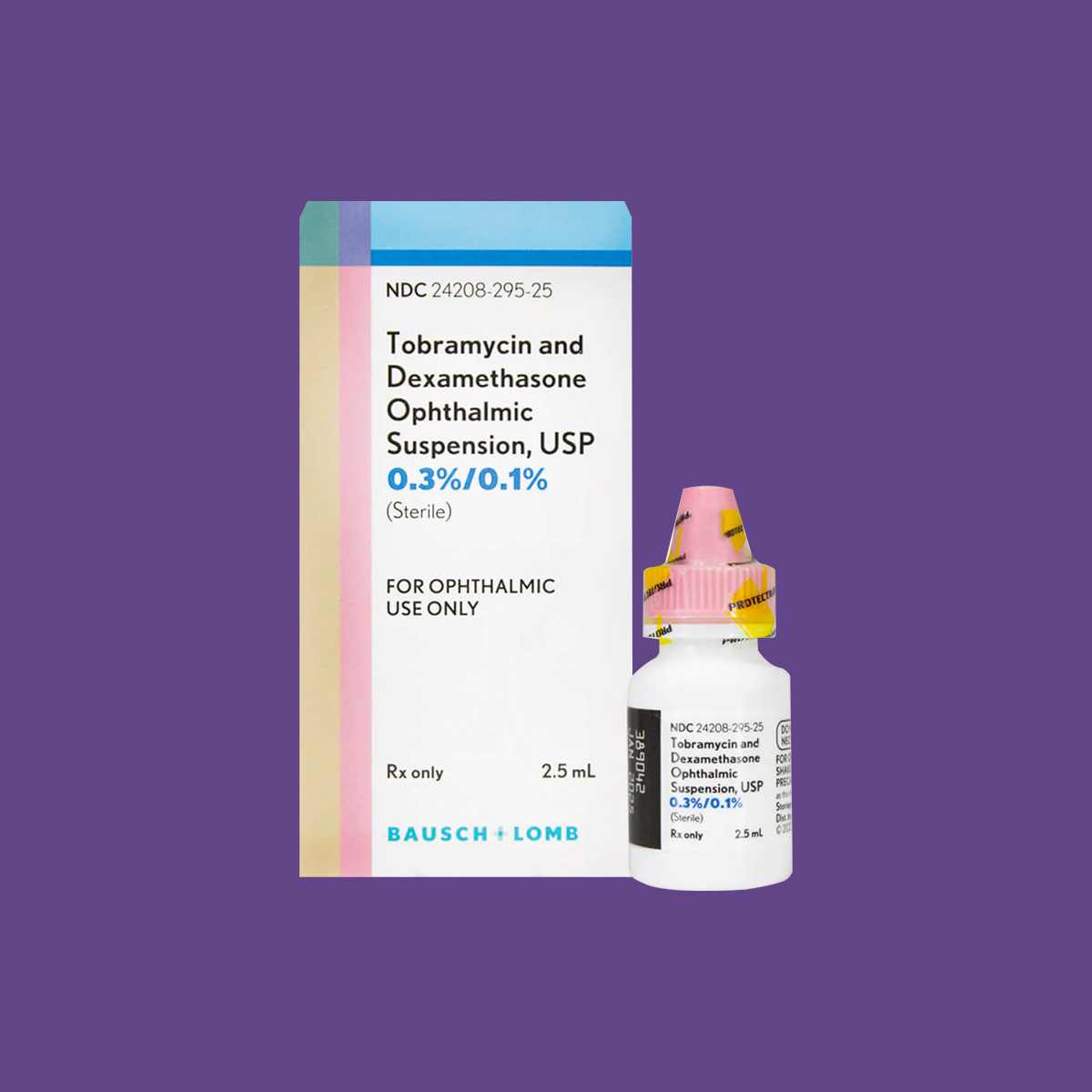 Tobramycin and Dexamethasone Ophthalmic Suspension 0.3%/0.1% (2.5mL)