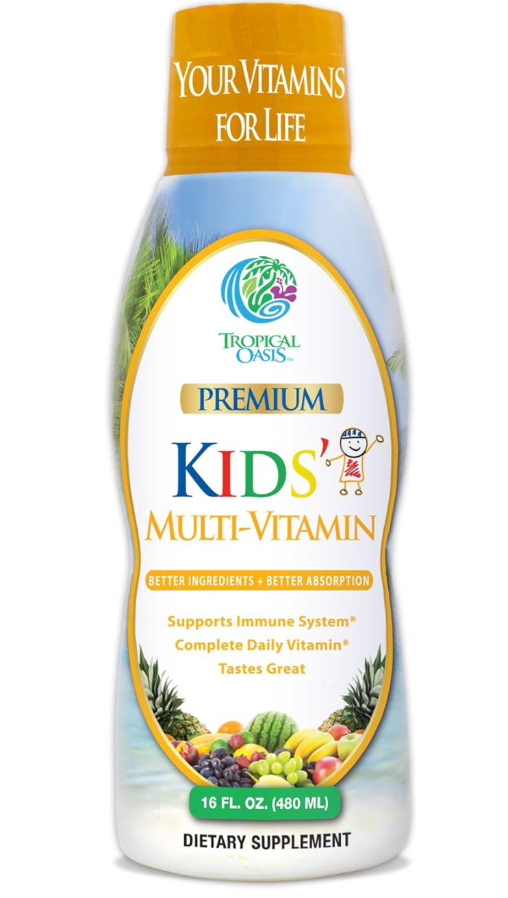 Tropical Oasis Kids Liquid Multivitamin (16oz.)