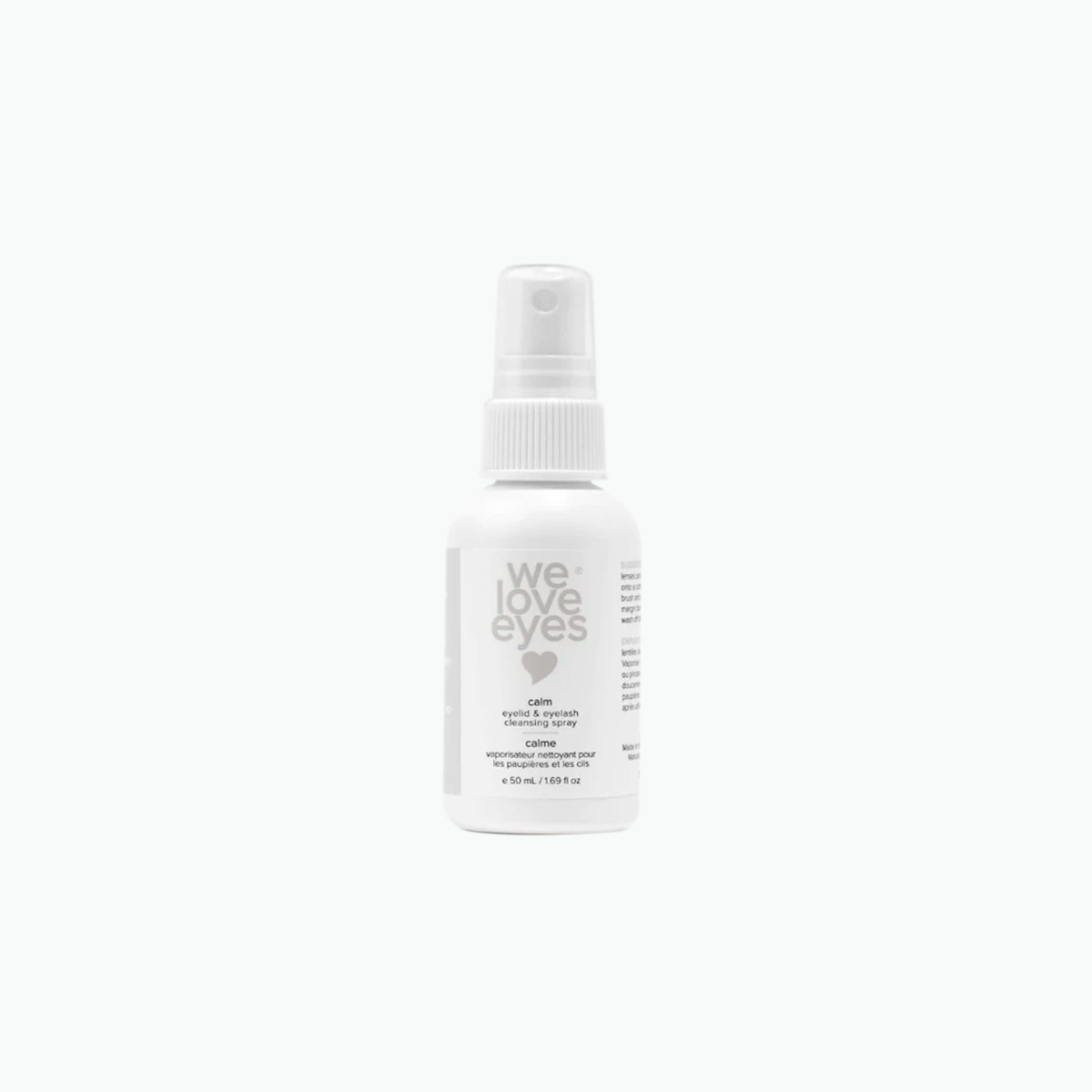 We Love Eyes Calm Eyelid & Eyelash Cleansing Spray with HypoChlorous  (50mL Bottle)