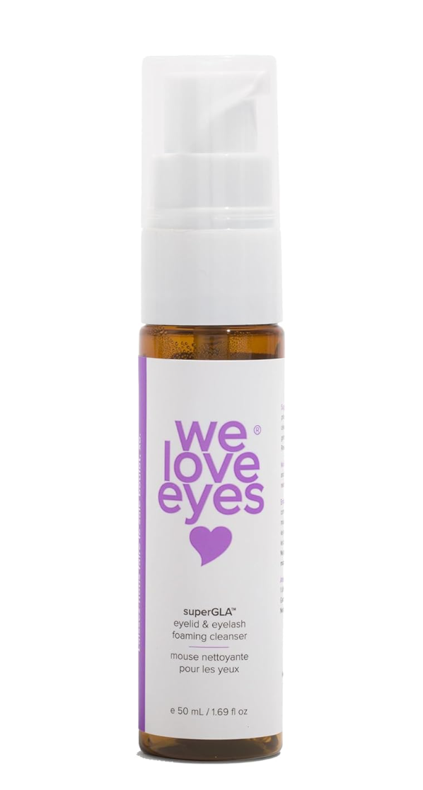 We Love Eyes SuperGLA eyelid & eyelash foaming cleanser (50mL)