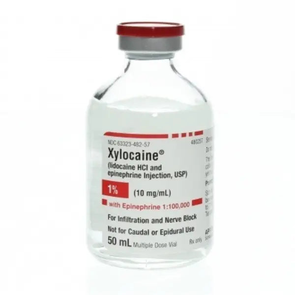 Xylocaine Injection, 1% with Epinephrine, MDV, 50ml