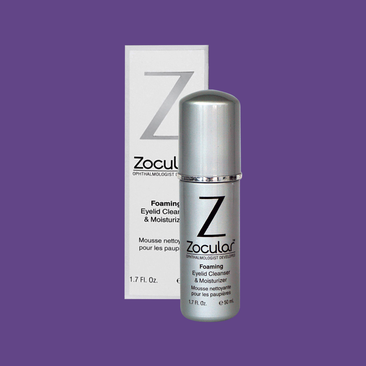 ZocuFoam Eyelid Cleanser Foam and Moisturizer (3 Month Supply)