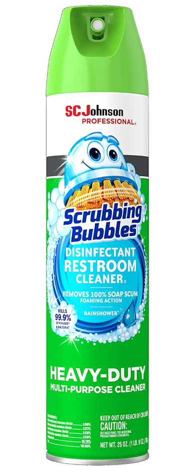 SC Johnson Professional SCRUBBING BUBBLES Disinfectant Aerosol, 25 Fl Ounce (6-Pack)