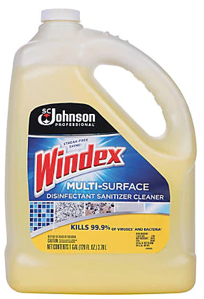 Professional WINDEX Multi-Surface Disinfectant Cleaner, 1 Gallon Bottle